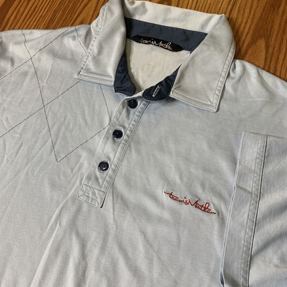 Travis Mathew Mens XL Pattern Polo Shirt